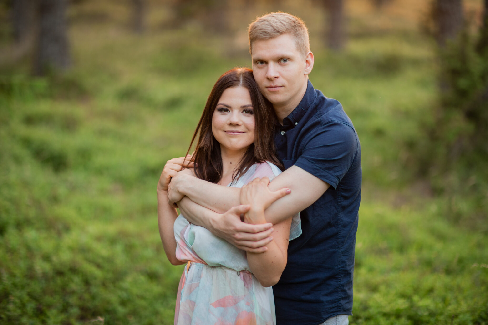 Perepildid koeraga loojangus I Fotograaf Reti Kokk