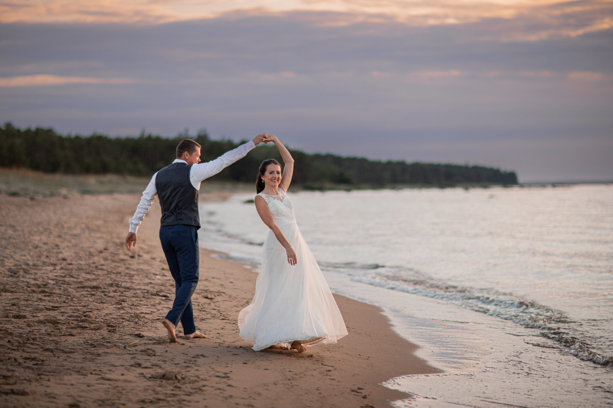 Trash the dress fotosessioon rannas I Fotograaf Reti Kokk