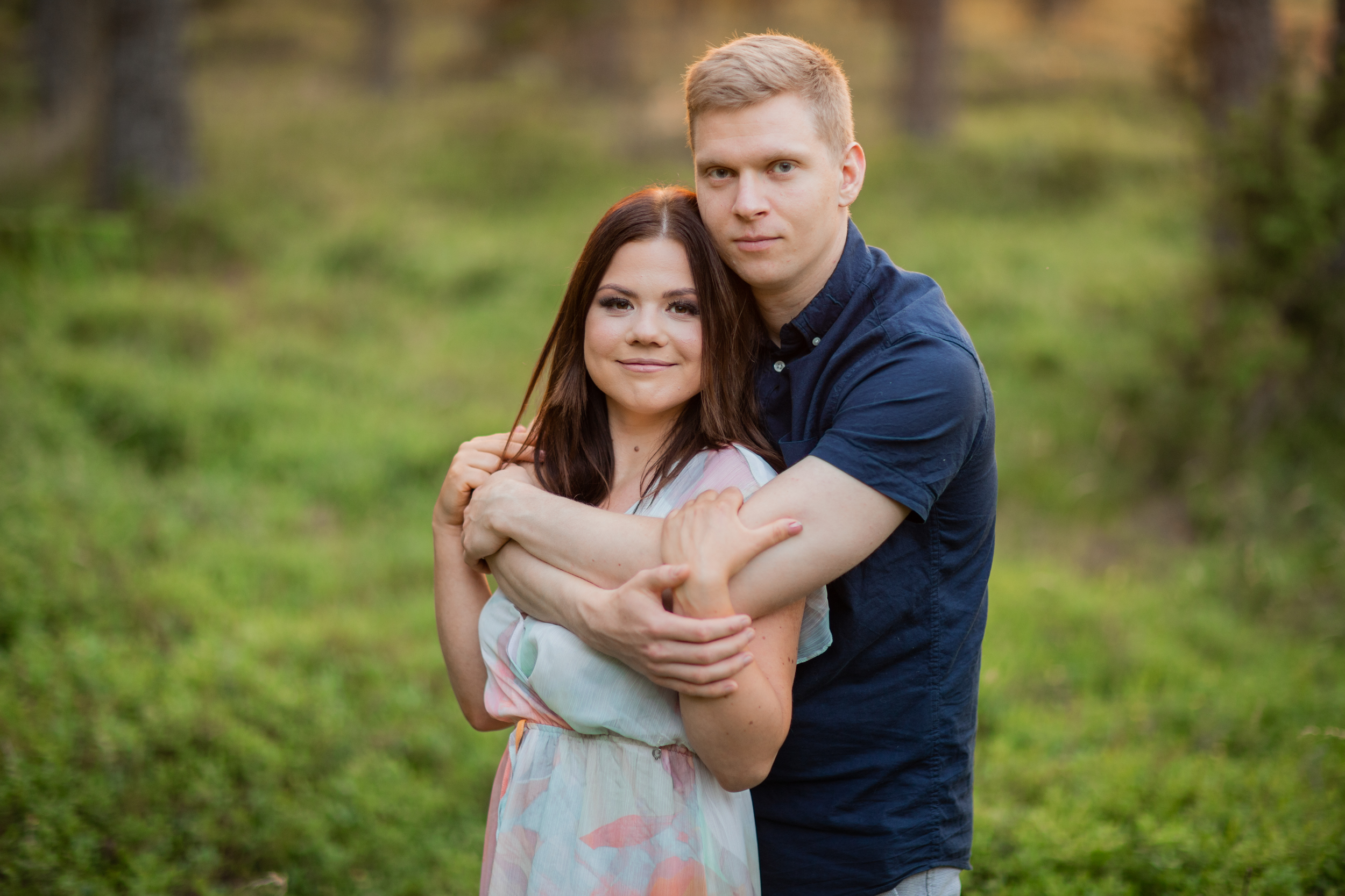 Perepildid koeraga loojangus I Fotograaf Reti Kokk