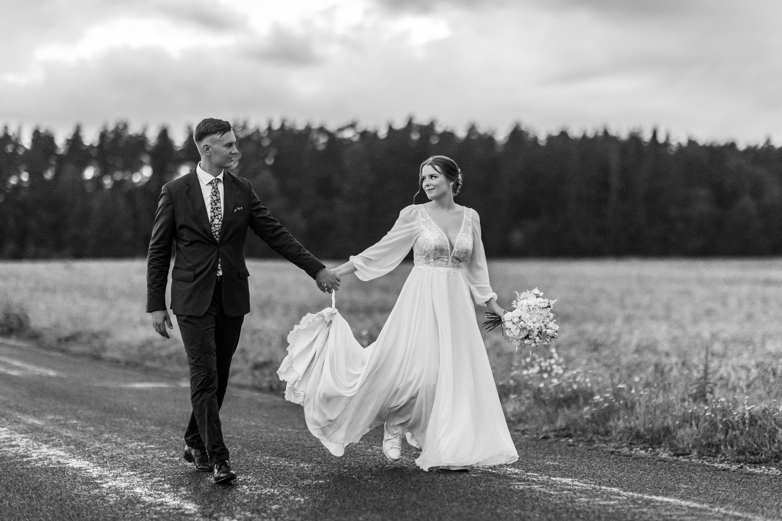 Pruutpaari fotosessioon loojangus I Fotograaf Reti Kokk