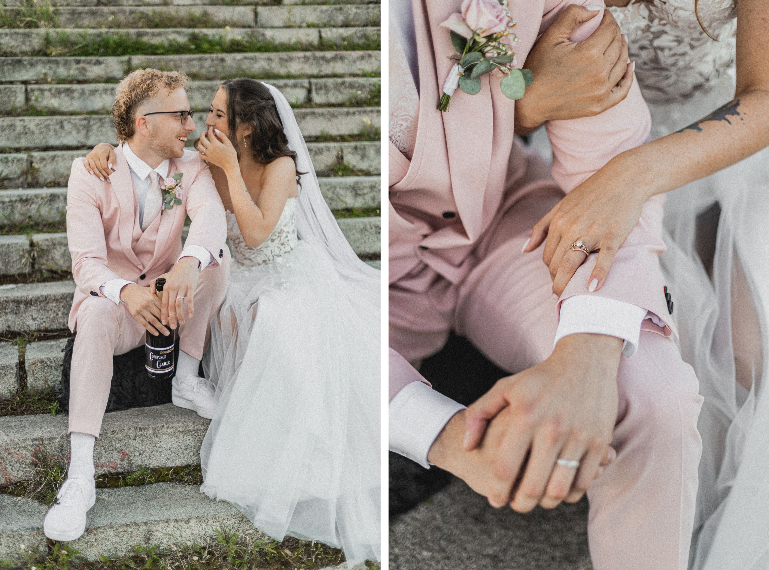 Pruutpaari loojangusessioon linnahalli peal I Pulmakorraldaja Oh Ruby I Pulmafotograaf Reti Kokk