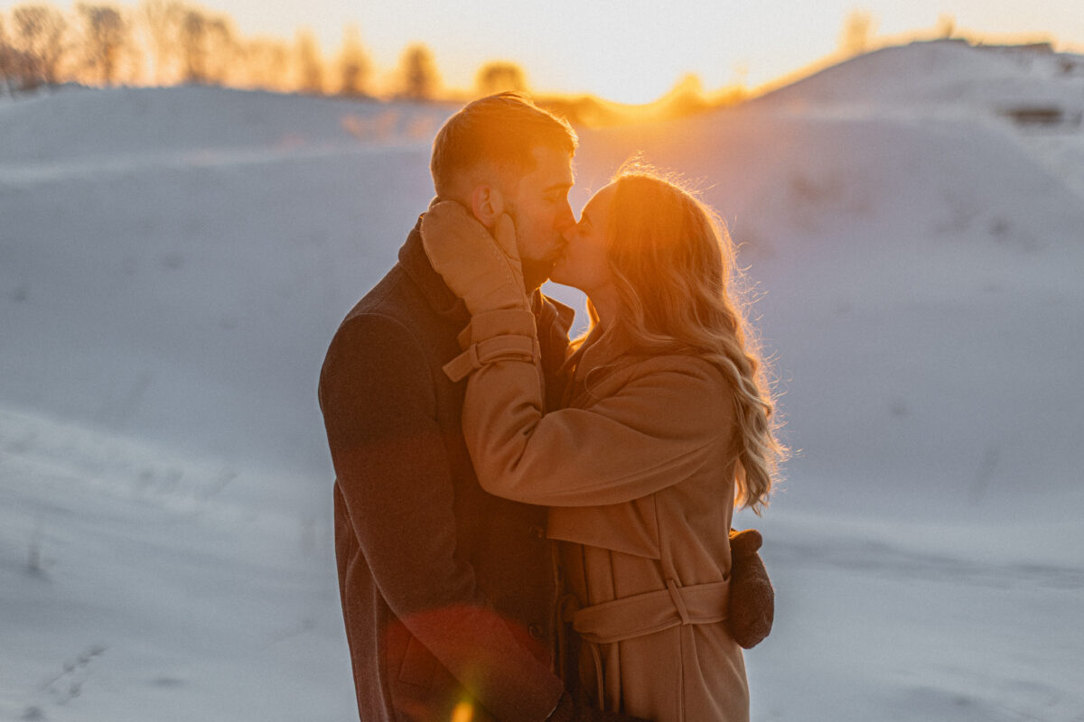 Talvine loojangusessioon Rakveres